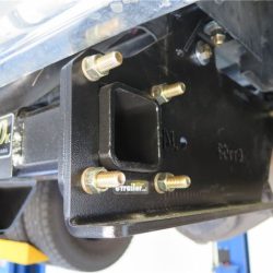 The ram 3500 hd class v hitch/receiver supports up to