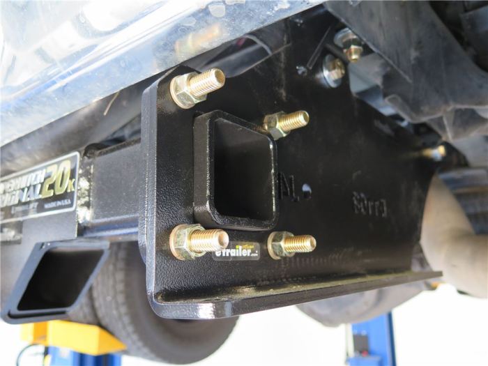 The ram 3500 hd class v hitch/receiver supports up to